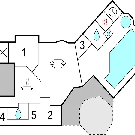 Five-bedroom Holiday In Ferienhaus *